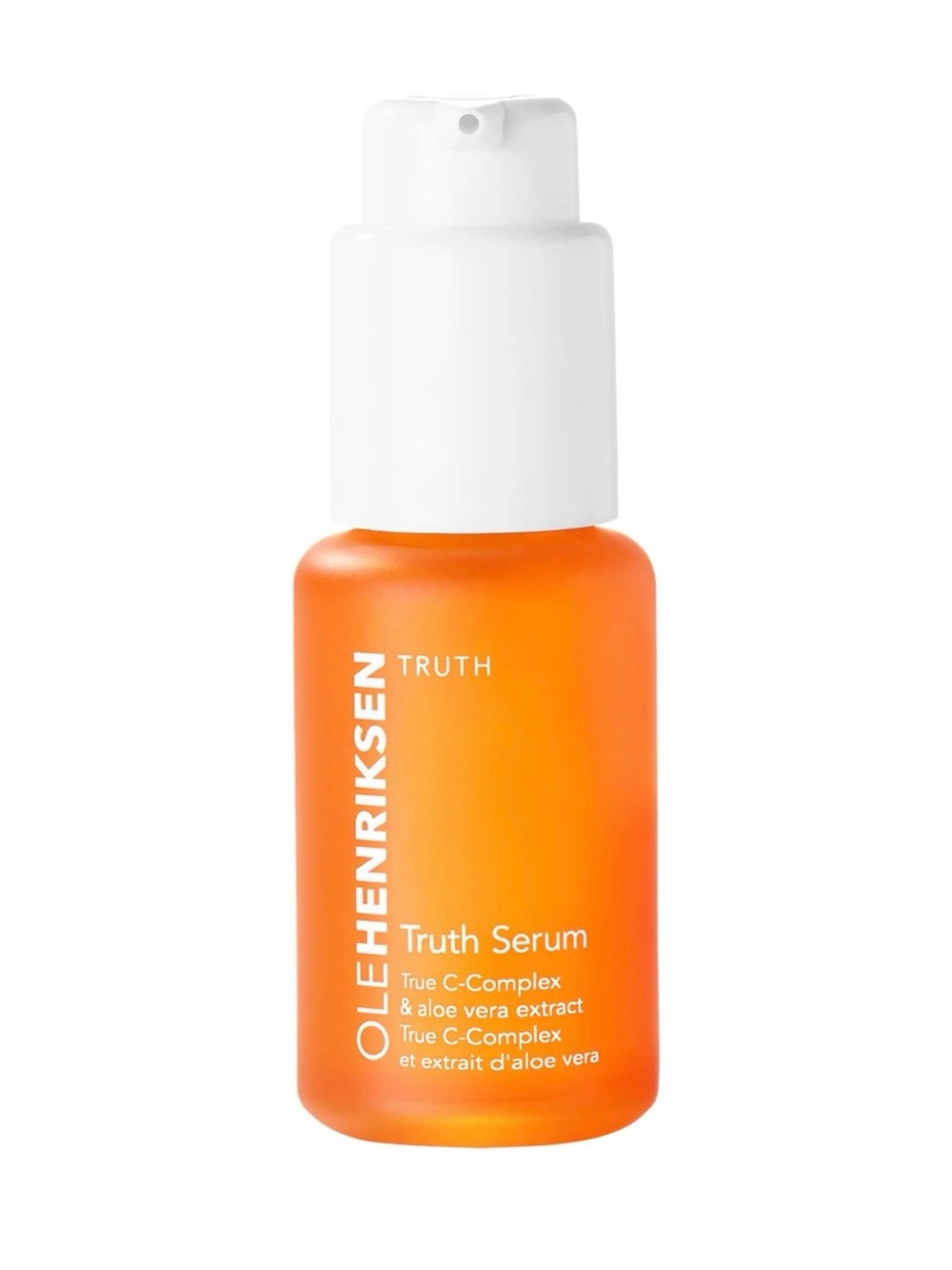 Ole Henriksen Orange & White Truth Serum Bottle